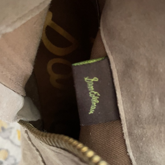 🎉🎉PRICE DROP🎉FRINGED BOOTIE BEIGE SOFT LEATHER SAM EDELMAN - Picture 6 of 13